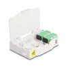 Optical Fiber Connection Box DeLOCK 85935 SC Simplex White