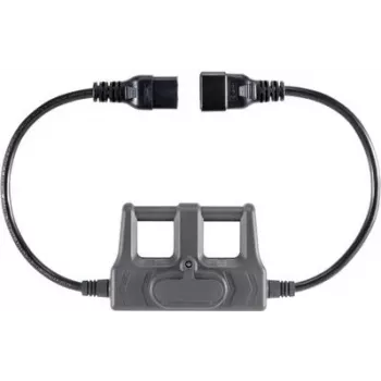 VOLTCRAFT CAA-1L 16 Measurement Adapter IEC Appliance-Plug C20 - IEC Appliance-Socket C19 Dark-Grey (CAA-1L 16)