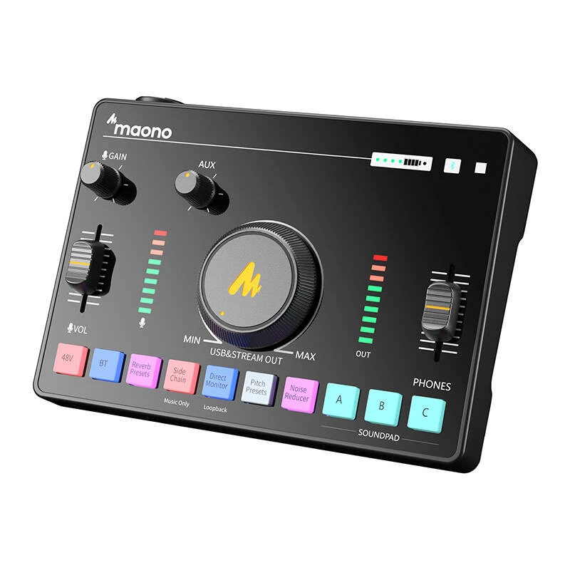 Audio mixer MAONO AMC2 Neo, 2-channel USB mixer with USB connectivity