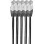 networking cable ShiverPeaks BS75711-HS-SET5 Black 1 m Cat6 S/FTP