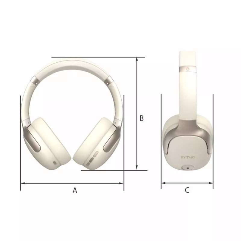 Headphones Manta HDP1001CR Rytmo Elegance Cream