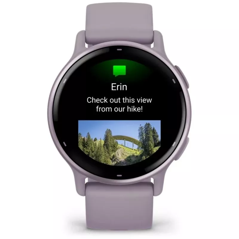 Garmin Vivoactive 5 3.05 cm (1.2) AMOLED Digital 390 x 390 pixels Touchscreen Violet Wi-Fi GPS (satellite)