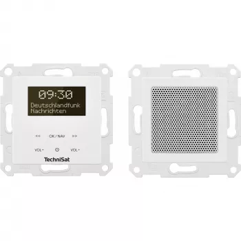 TechniSat DigitRadio UP 55 - DAB-Radio - 2 x 2 Watt - White (0001/3901)