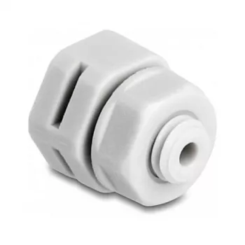 DeLOCK Ventilation Plug M6 grey 2 pcs Polyamide