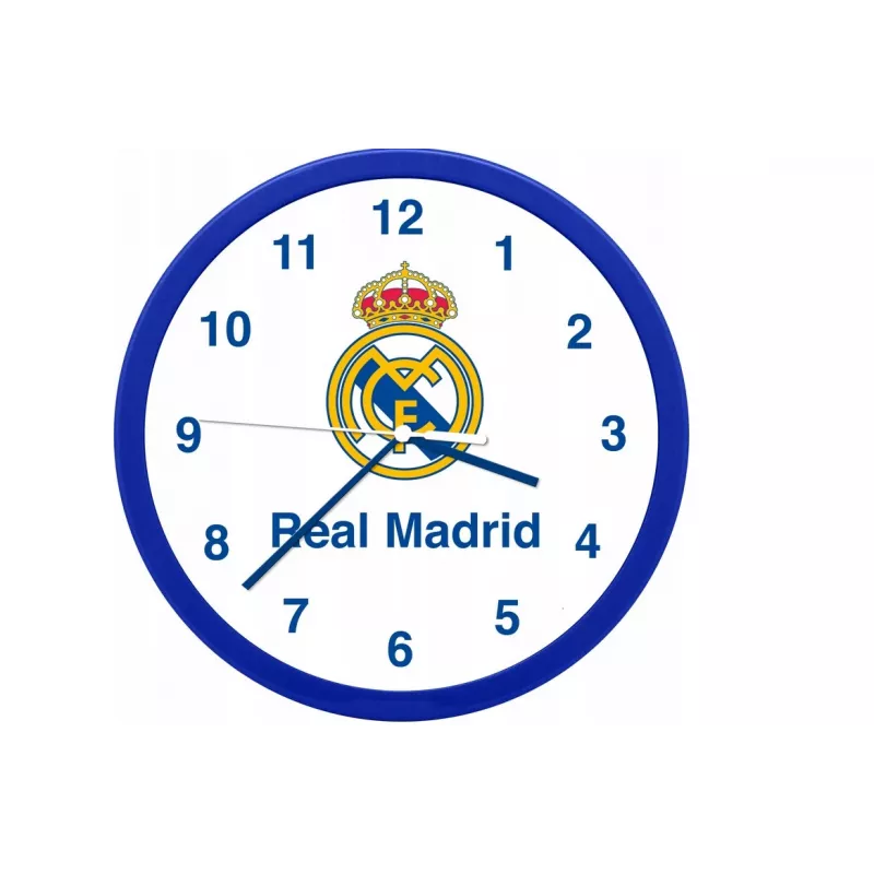 Wall clock Kids Euroswan Real Madryt model RM00001 — decorative wall clock for children's room