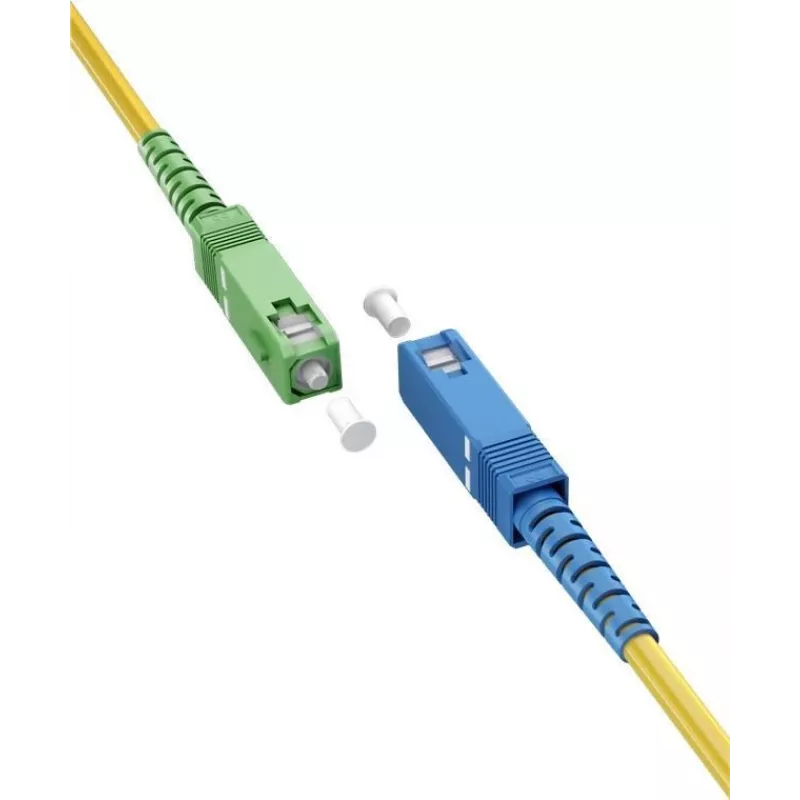 Goobay 59666 Fibre Optic Cable 30 m SC/APC SC/UPC FTTH OS2 Yellow (59666)