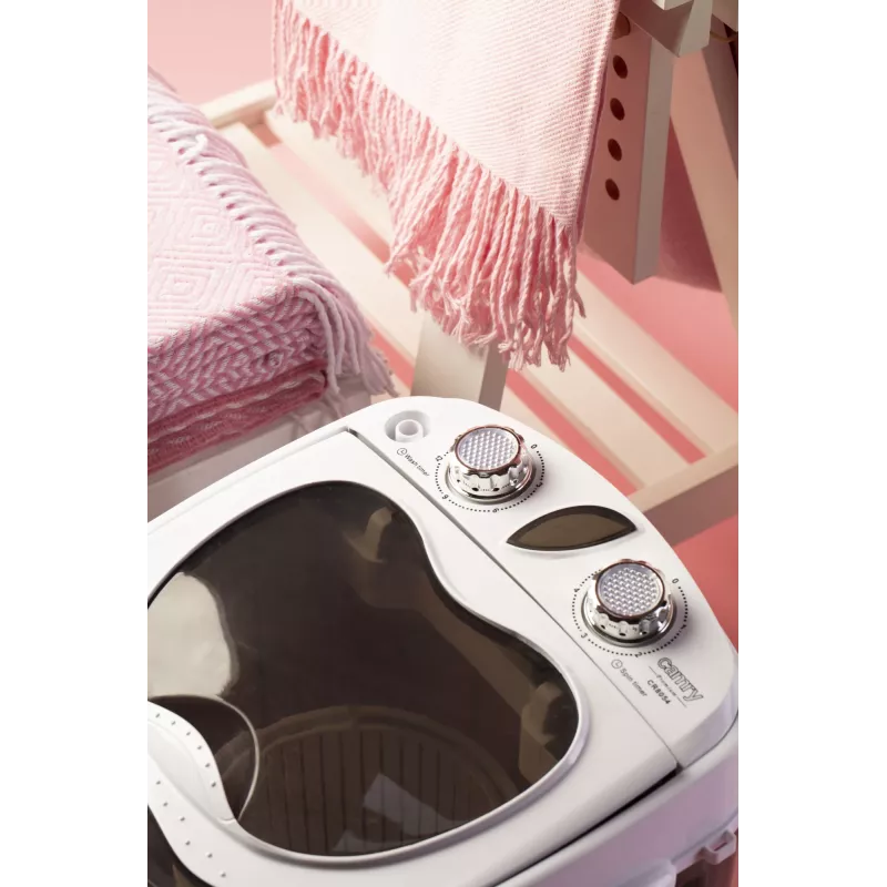Camry Premium CR 8054 washing machine Top-load 3 kg Brown, White