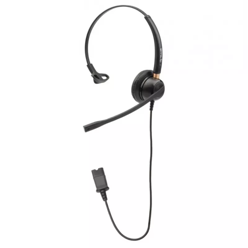 Headphones Tellur Voice 510N Monoaural USB Black