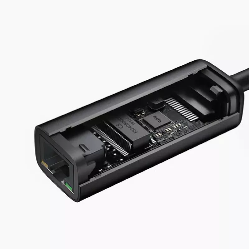 Ethernet Adapter Aukey CB-A30 USB‑C to Gigabit RJ45 10/100/1000 Mbps, USB 3.0, Aluminium, LED indicators