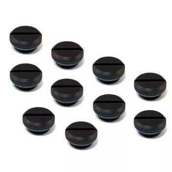 XSPC Plug V2 G1/4 inch Ag - Pack of 10, black matt