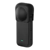 Silicone protective lens cover Puluz for Insta360 X3 (black)