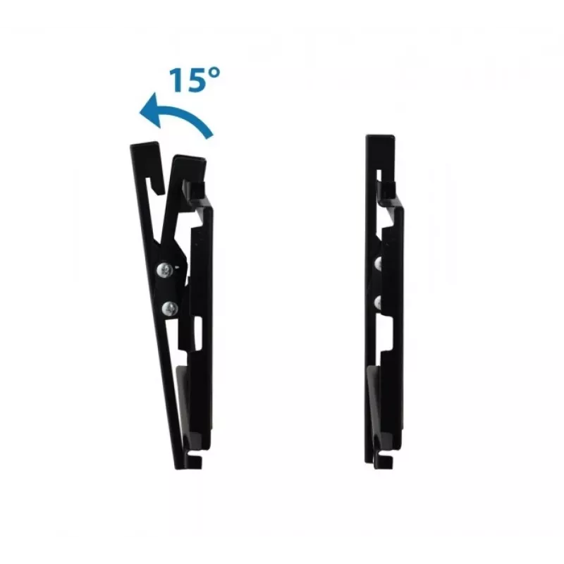 Wall TV mount ESPERANZA ERW010 for 14 inch–50 inch (35.6–127 cm), tilt 15°, VESA 75x75–200x200, max load 25 kg, black