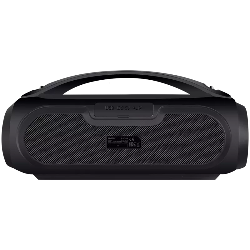 Speaker SVEN PS-380, black (40W, Waterproof (IPx5), TWS, Bluetooth, FM, USB, 3000mA*h)