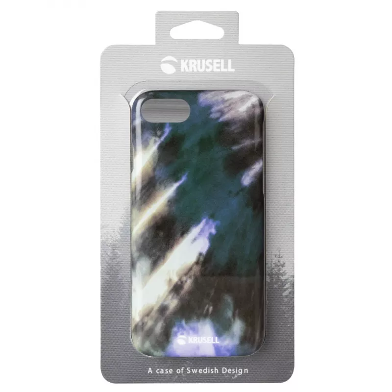 Protective flip cover Krusell Limited for Apple iPhone 8/7 — twirl earth design