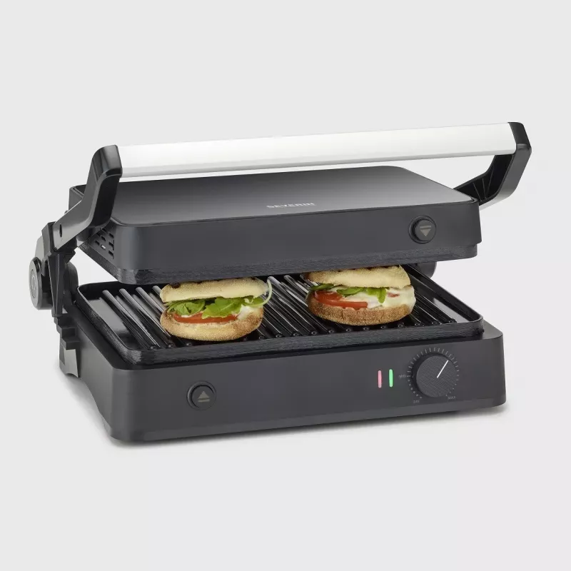 Contact Grill Severin KG 2398 Black White 1800W 300x220mm
