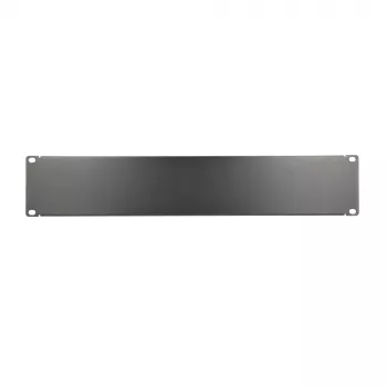 Rack blanking panel Extralink Front Blank Panel 2U 19 inch Black, steel housing