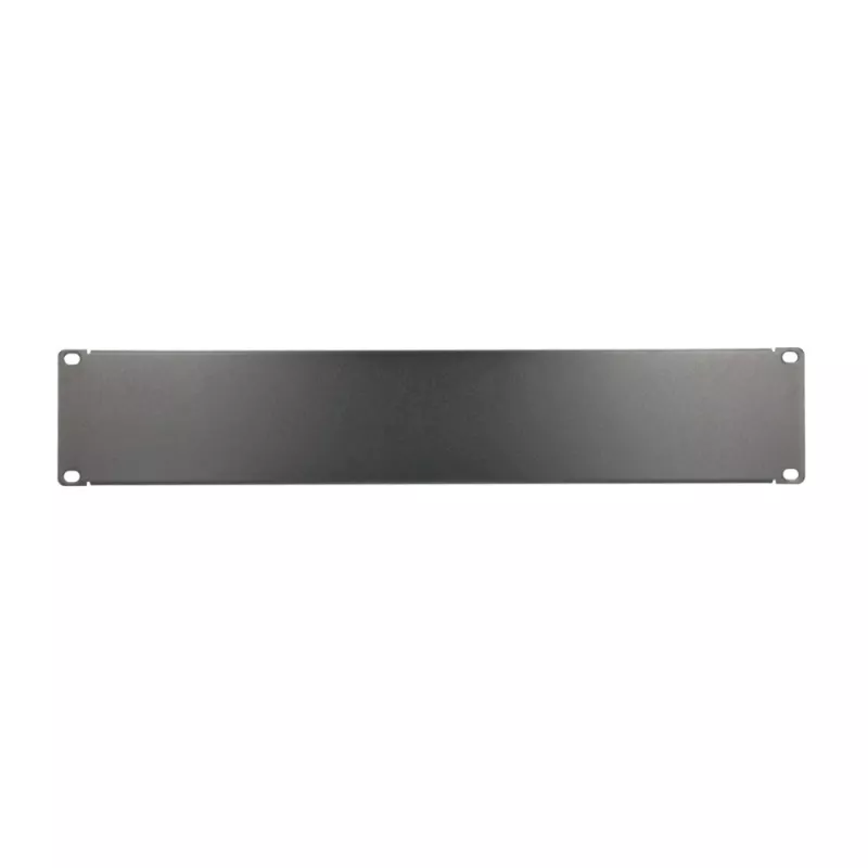 Rack blanking panel Extralink Front Blank Panel 2U 19 inch Black, steel housing