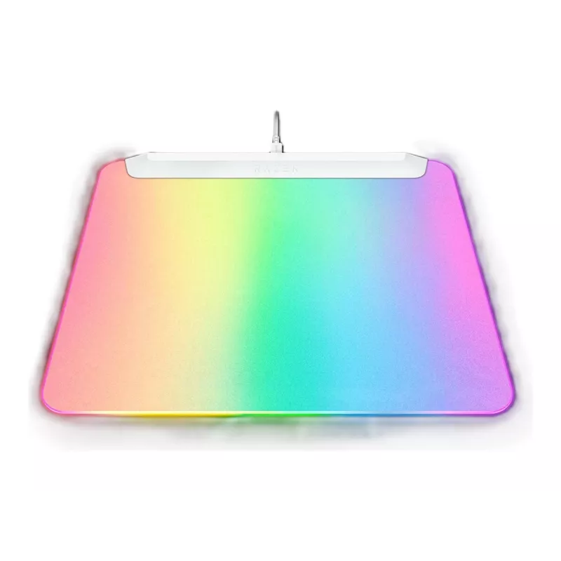 Gaming mouse pad Razer Firefly V2 Pro White — RGB backlit, USB-powered, non-slip base