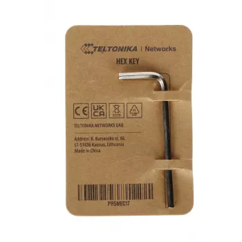 Hex Key Teltonika 19 x 53 x 2.5 mm Nickel Angled PR5MEC17