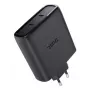 TRUST Maxo 100W 2-Port USB-C GaN Charger — 100 W, 2× USB-C, 20 V max, 2 m cable, black