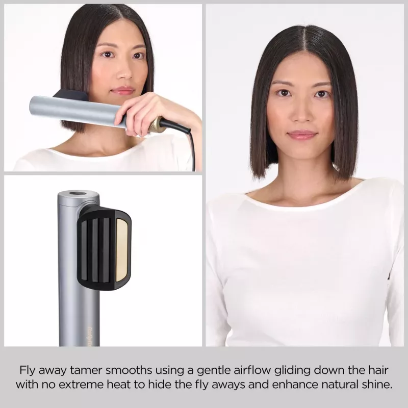 Hair styling kit BABYLISS AS6555E — Airflow technology, 4 heating levels, 2.5 m cord, Silver/Gold