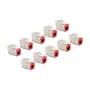 DeLOCK keystone module 88115 Flat Red RJ-45 10 pcs