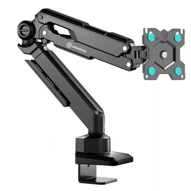 Monitor wall mount ONKRON G90-B for 13–34 inch screens, black, VESA 75x75–100x100, max 10 kg, height 195–445 mm