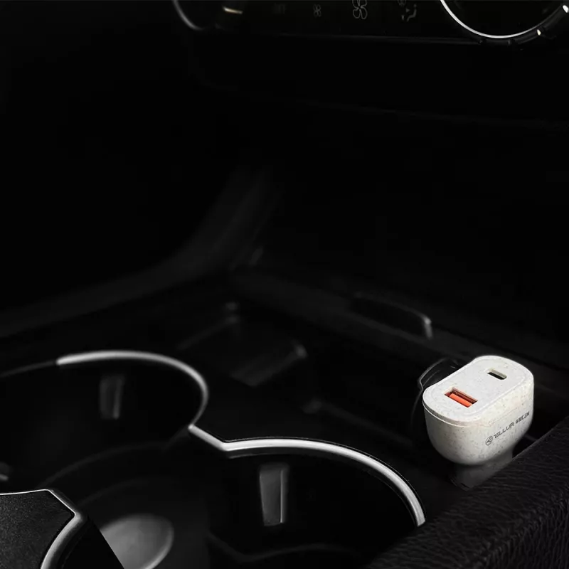 Car Charger Tellur TLL151341 36W 6A PD18W QC3.0 — USB car adapter for fast charging