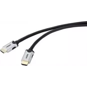 SpeaKa Professional HDMI Connection Cable 2.00 m Twisted Pairs Black [1x HDMI-Plug - 1x HDMI-Plug] (SP-9063172)