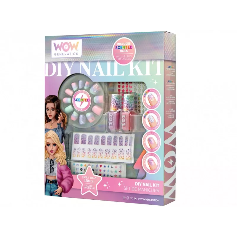Kids manicure set Euroswan WOW00017 - scented nail-care kit
