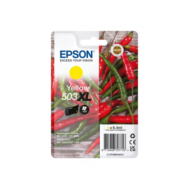 Ink cartridge Epson 503XL yellow, original high (XL) yield, 6.4 ml, single pack