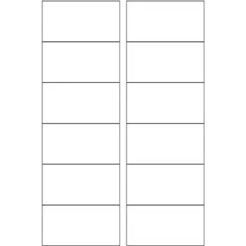 Die-cut label HERMA 10776 8.89 cm x 4.66 cm 12 labels per sheet