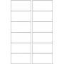 Die-cut label HERMA 10776 8.89 cm x 4.66 cm 12 labels per sheet