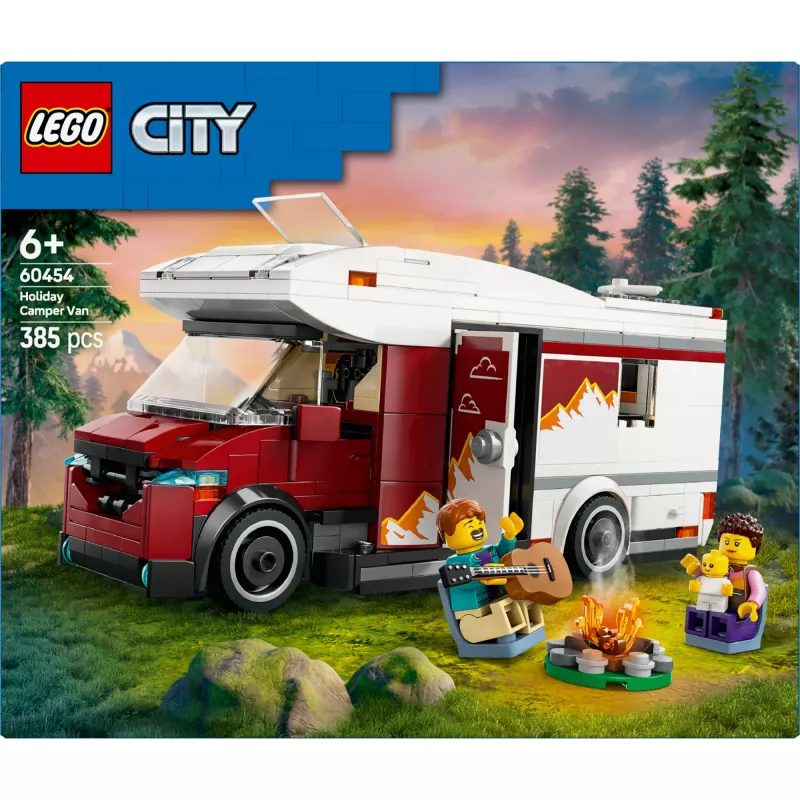 Construction toy LEGO City Adventure Camper 60454, 385 pieces, height 80 mm, for ages 6+