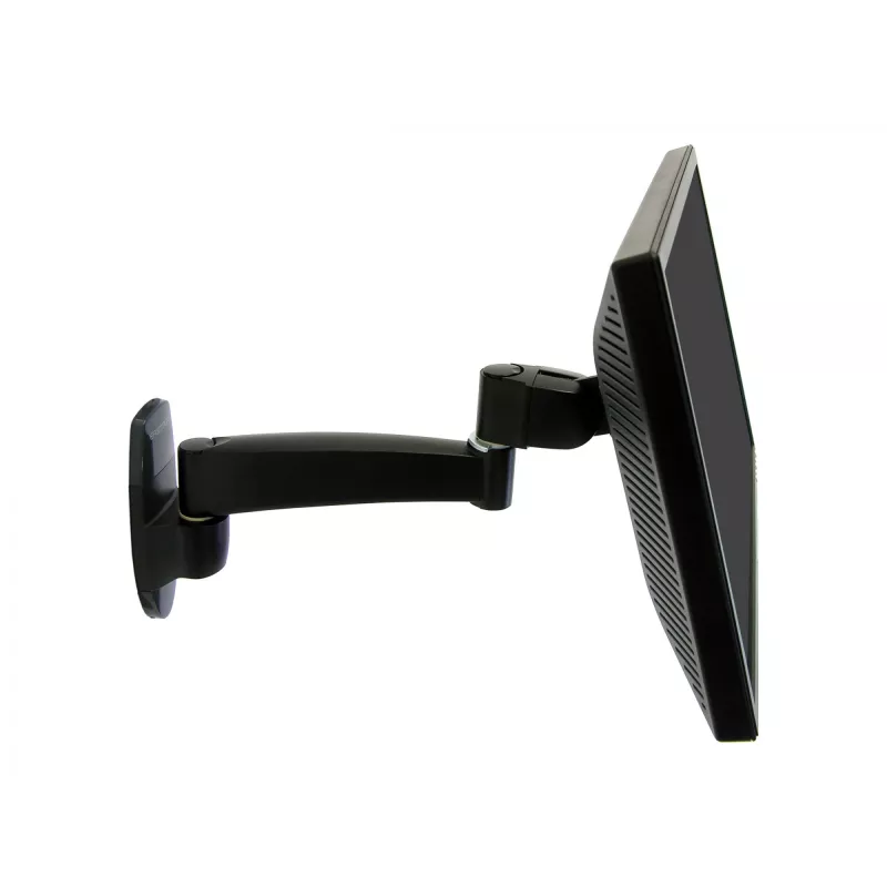 Ergotron 200 Series - Mounting Kit (Wall Arm) - for Monitor - 1 Extension - Steel - Black - Screen Size: to 81,3 cm (to 32 inch)