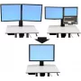 Ergotron WorkFit-C Convert-to-Single HD Kit from Dual or LCD & Laptop - Mounting Component (Converter-Kit) for LCD-Display - Screen Size: 76,2 cm (30) - Mounting Interface: 100 x 1