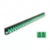 Splice Box Front Panel DeLOCK 19 inch 24 port LC Duplex green