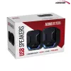 Audiocore AC865B 2.0 USB Computer Speakers, 6 W, Black/Blue
