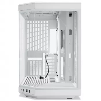 PC Case HYTE Y70 Midi Tower White — supports EATX, GPU up to 42.2 cm, CPU cooler height 18 cm