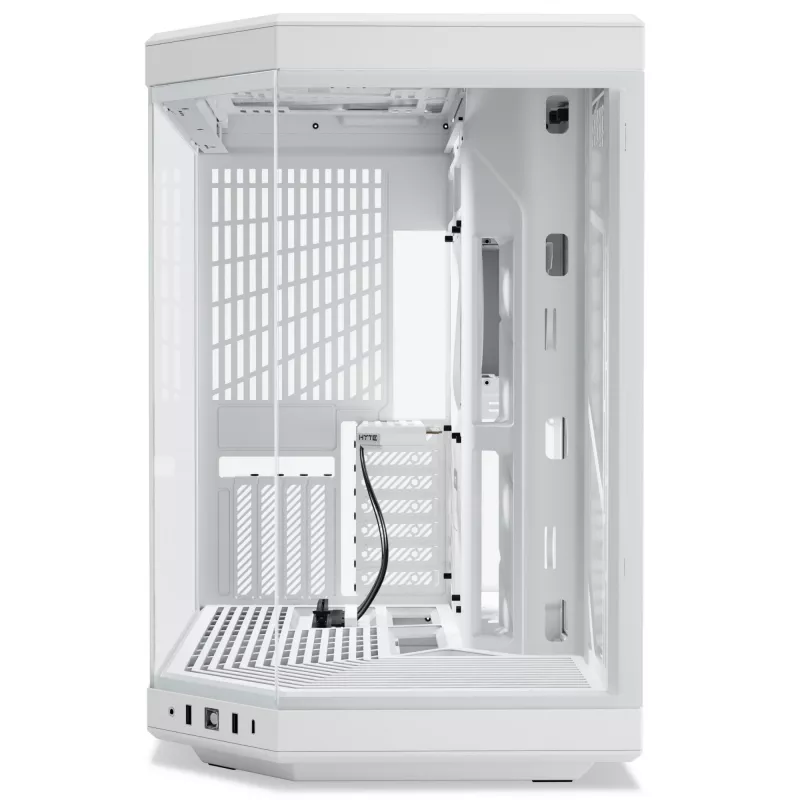 PC Case HYTE Y70 Midi Tower White — supports EATX, GPU up to 42.2 cm, CPU cooler height 18 cm