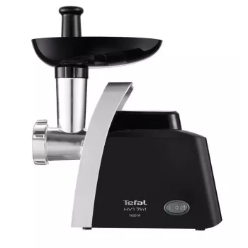 Tefal NE108831 mincer 1400 W Black, Satin steel