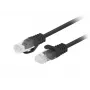 Network Cable LANBERG PATCHCORD KAT.6 UTP 1M Black