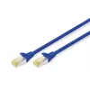 Network Cable Digitus CAT 6A S/FTP RJ-45 Cat6a 10m Blue