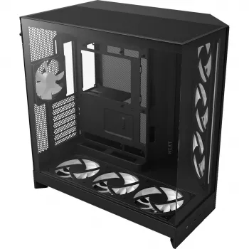 NZXT PC case H9 Flow RGB+ Midi tower black