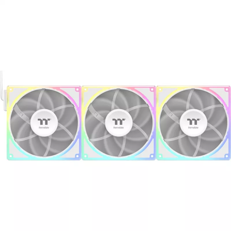 Cooling fan pack THERMALTAKE TOUGHFAN EX 140 ARGB Sync White — 140mm, 3-pack