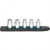 Socket set Hazet 900E-SR/5 — 1/2 inch drive TORX E12–E20 short sockets