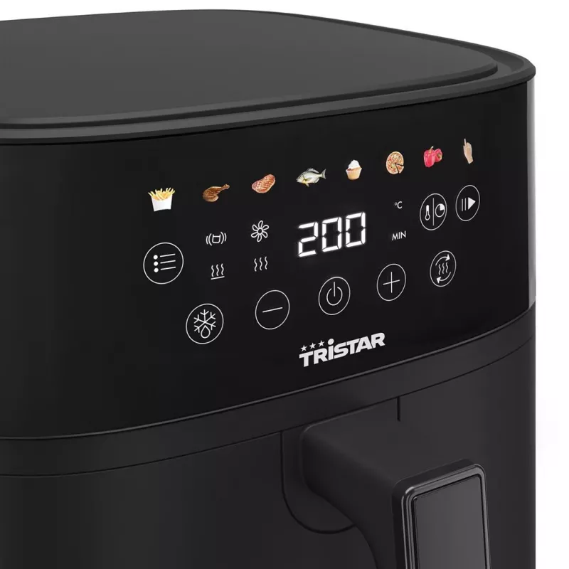 Tristar Digital Airfryer | FR-9060 | Power 1700 W | Capacity 6 L | Black | Hot air technology