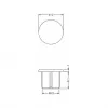 Socket safety cover F plug DeLOCK 60164