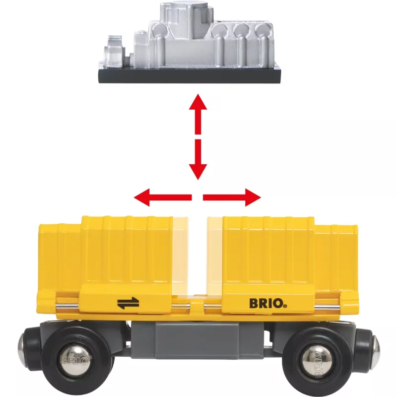 Train BRIO Three-Wagon Cargo Train