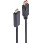 Video Cable Adapter ShiverPeaks BS10-71045 3m DisplayPort HDMI Black